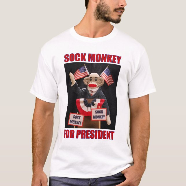 Singe de chaussette pour le Président T-Shirt (Devant)
