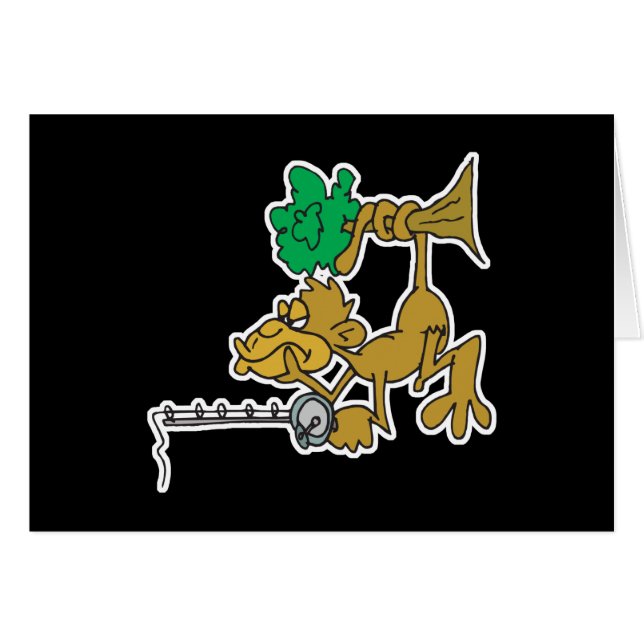 singe de pêche drôle (Devant horizontal)