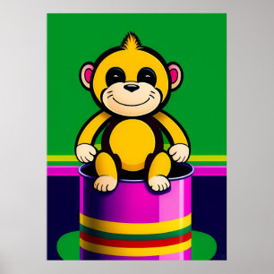 Singe - Impression des grands enfants