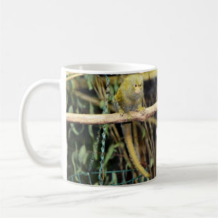 Singe Marmoset En alerte, Mug De Café