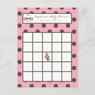 Singe programmable de chaussette de rose de carte
