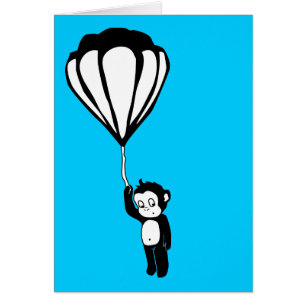 singe volant : montgolfière
