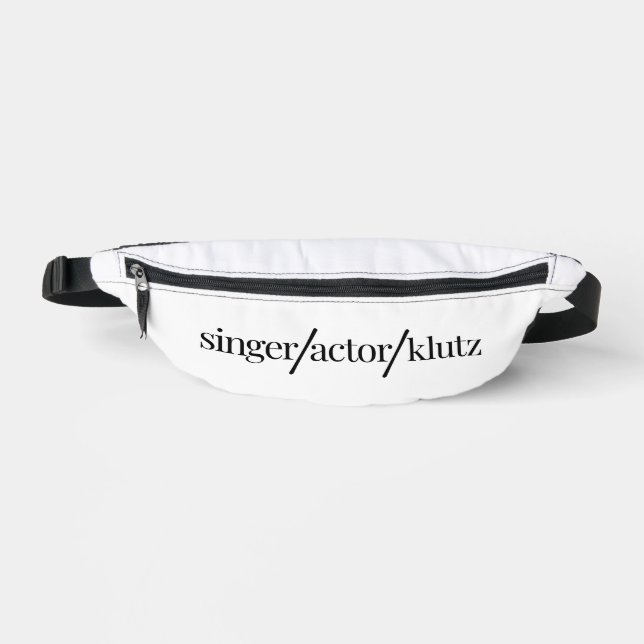 Singer Actor Klutz Fanny Pack (Front)