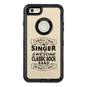 SINGER awesome classic rock band (blk) OtterBox Defender iPhone Case