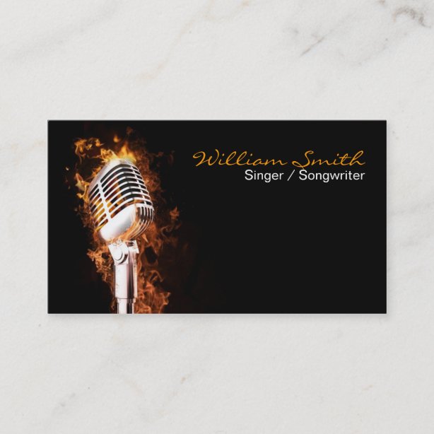 Karaoke Dj Business Cards & Profile Cards Zazzle CA