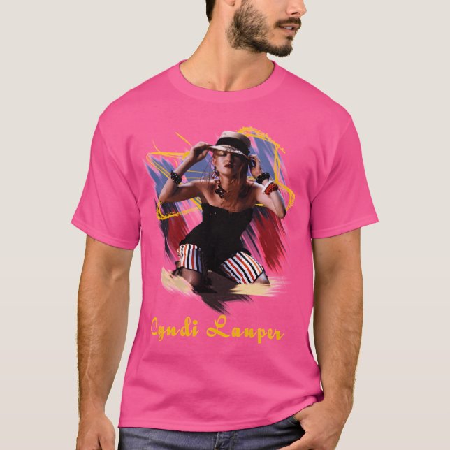 Singer 	cyndi Lauper T-Shirt (Front)