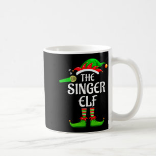 Singer Elf Matching Family Group Christmas Party P Coffee Mug