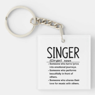 Singer Keychain
