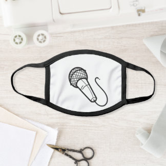 Singer Microphone Musician Face Mask
