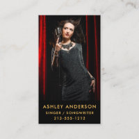 Singer Musician Full Photo Promo Gold