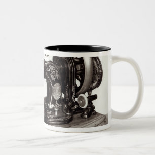 Singer 'New Family' sewing machine, 1865 Two-Tone Coffee Mug