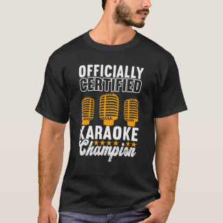 Singer Outfit Karaoke Champion T-Shirt