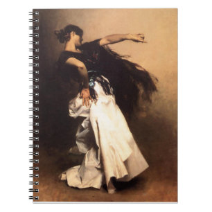 Singer Sargent Spanish Dancer Notebook