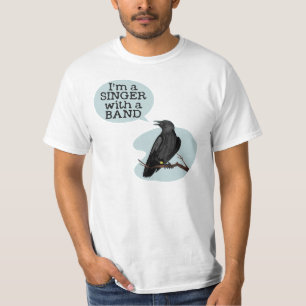 Singer With A Band T-Shirt