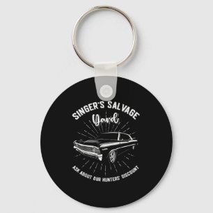 Singers Salvage Yard Hunters Funny Spn Keychain