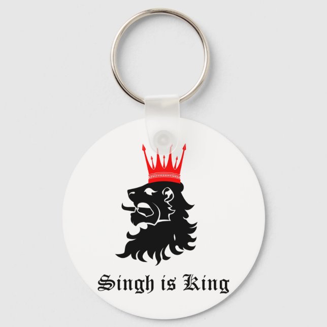 Singh is King Keychain (Front)