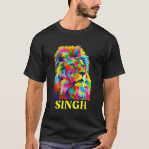 Singh Lion Sher Punjabi Proud To Be A Sikh T-Shirt