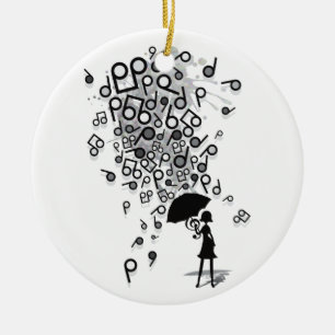 Singin' in the Rain Ceramic Ornament
