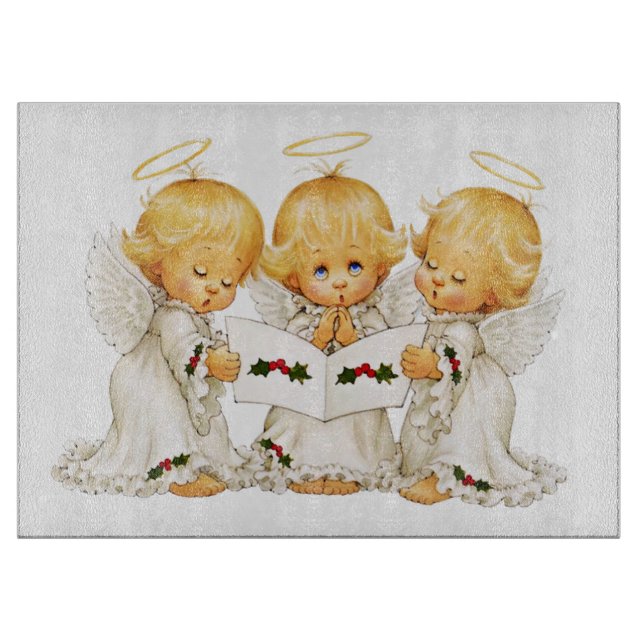 Singing Angels Cutting Board (Front)