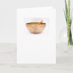 Singing Bowl Greeting Card