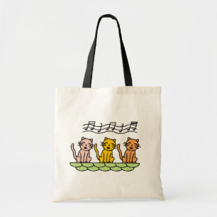 Singing Cats Tshirts and Gifts Tote Bag