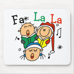 Singing Christmas Carols Tshirts and Gifts Mouse Pad