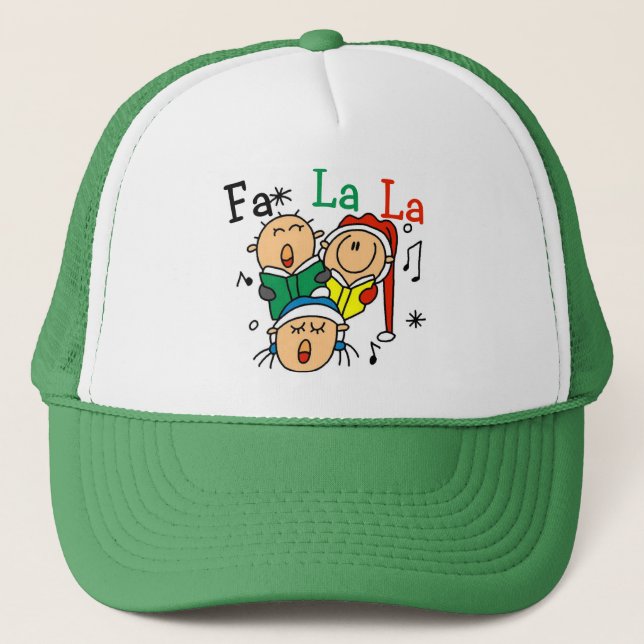 Singing Christmas Carols Tshirts and Gifts Trucker Hat (Front)
