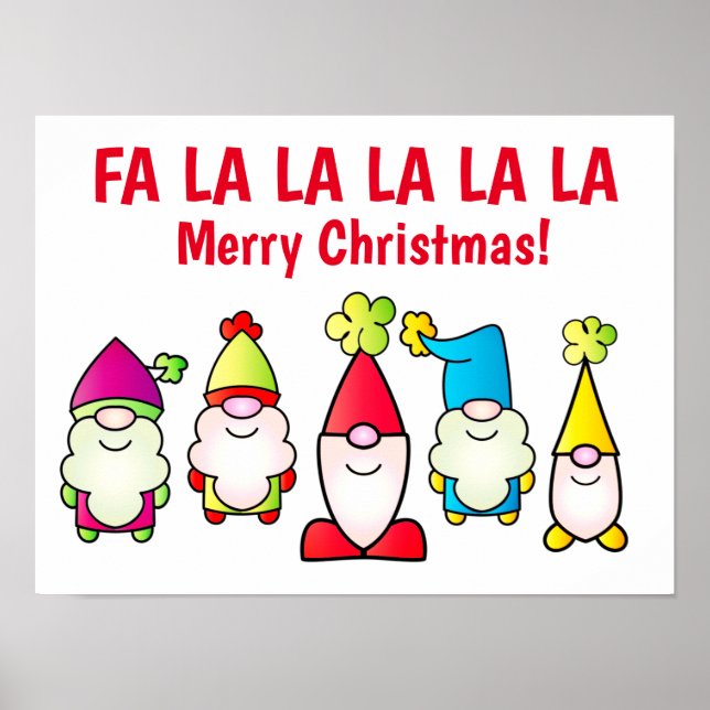 Singing Christmas Elves Poster (Front)