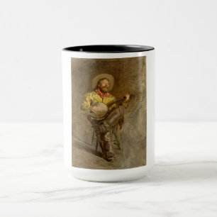 Singing Cowboy Playing a Banjo Spanish West Mug