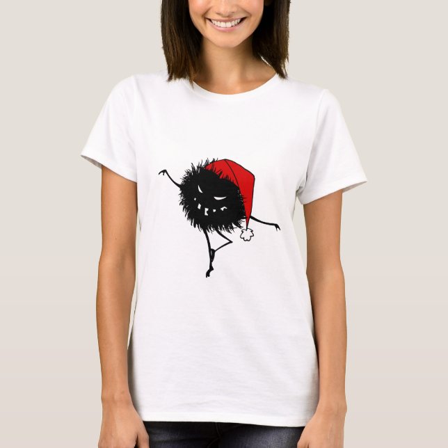 Singing Dancing Evil Christmas Bug T-Shirt (Front)