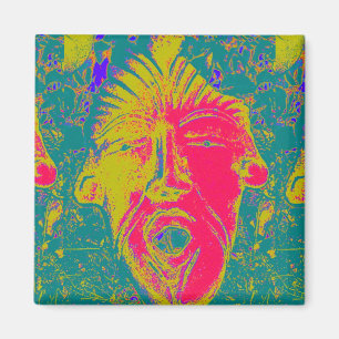 singing face magnet