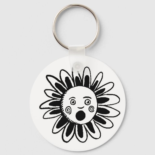 Singing Flower Keychain (Front)