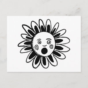 Singing Flower Postcard