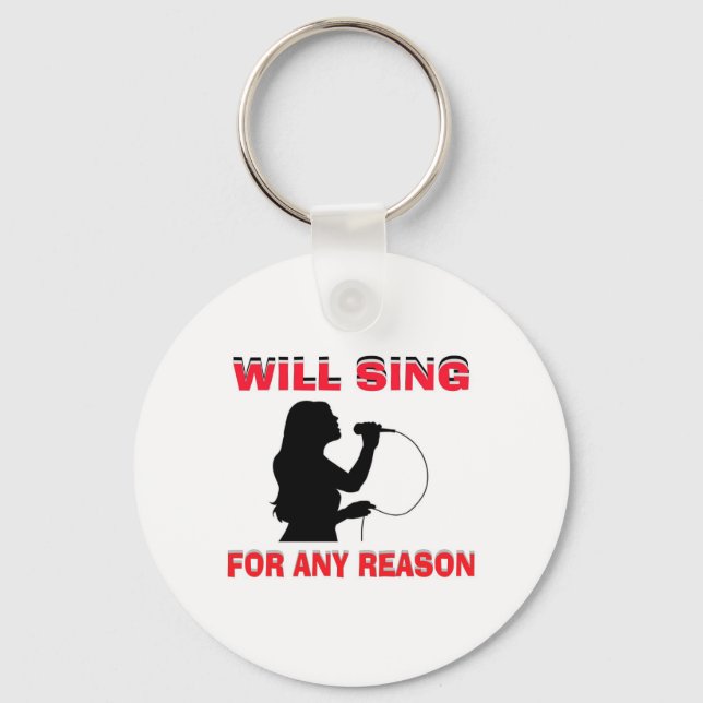 SINGING GIRL KEYCHAIN (Front)