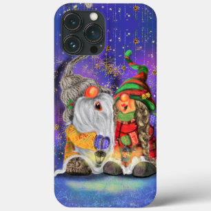 Singing Happy Christmas Gnomes iPhone Case