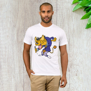 Singing Hyena Mens T-Shirt