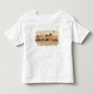 Singing in church (w/c on paper) toddler t-shirt