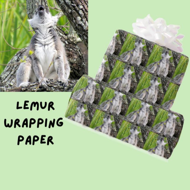 Singing Lemur Wrapping Paper (Creator Uploaded)