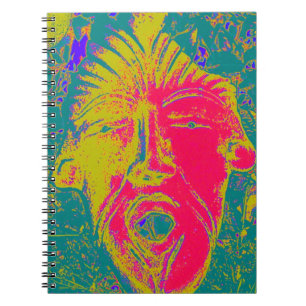 singing mask notenook notebook