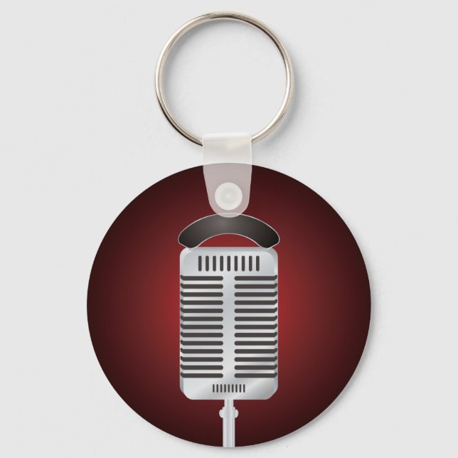 Singing Microphone Keychain (Front)