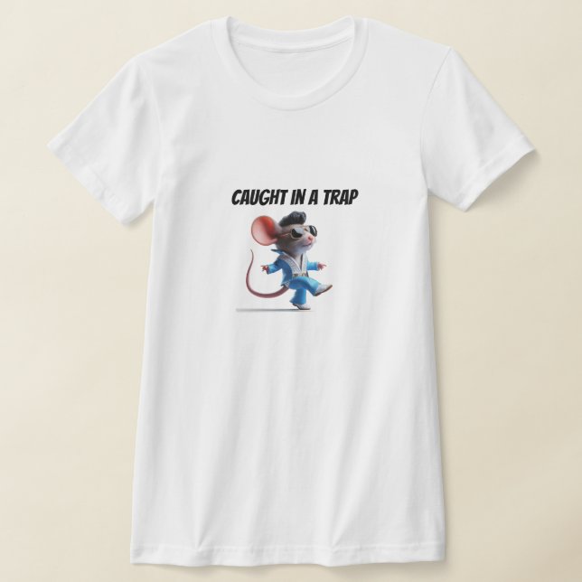 Singing Mouse  T-Shirt (Laydown)