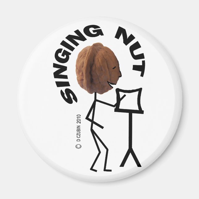 Singing Nut Magnet (Front)