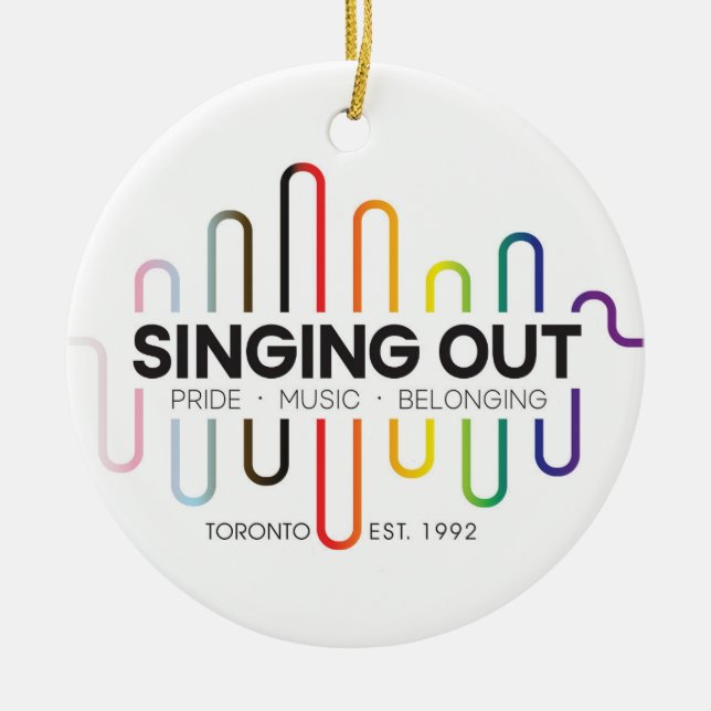 Singing Out Ornament (Front)