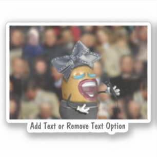 Singing Potato and Big Bow Hat