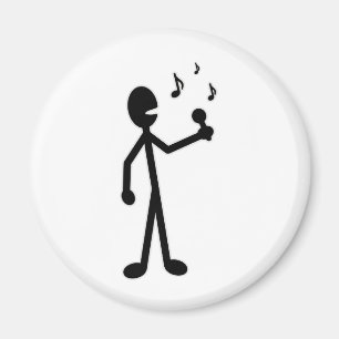 Singing Stick Figure Magnet