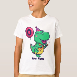 Singing T-Rex Birthday T-Shirt
