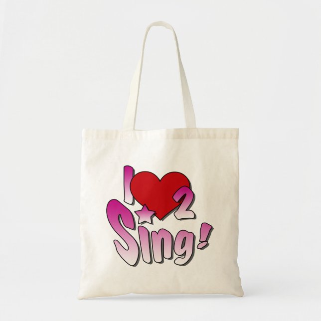 Singing Tote Bag (Front)