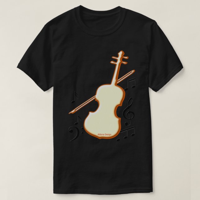 singing violin T-Shirt (Design Front)