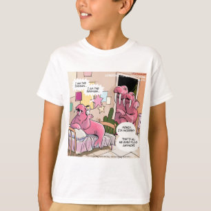 Singing Walrus Worried Parents Funny T-Shirt