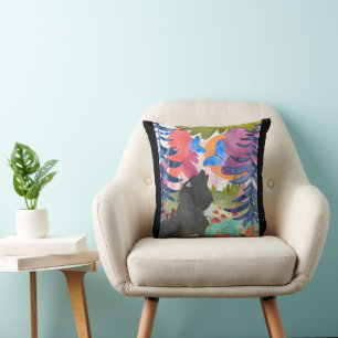 SINGING WITH ANGELS - choose size Throw Pillow
